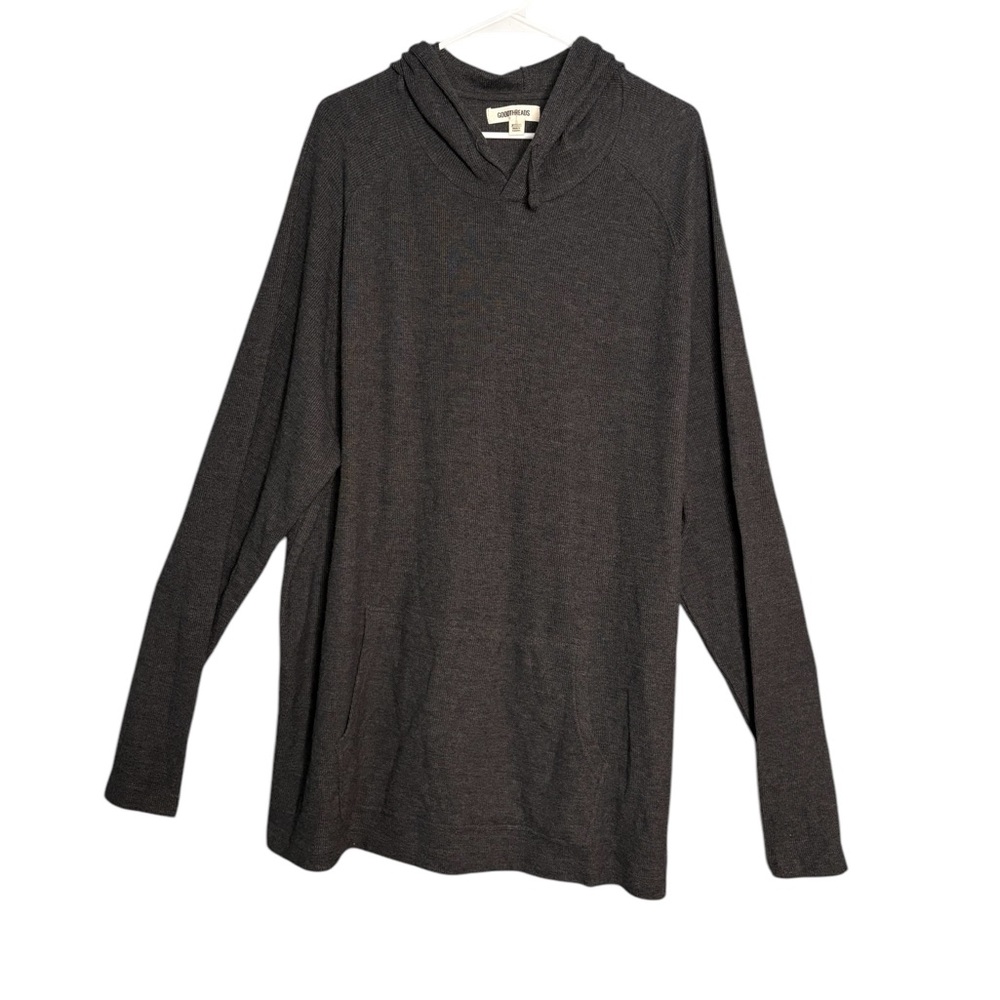 Good threads gray long sleeve women’s hoodie plus size XXXLT sweatshirt